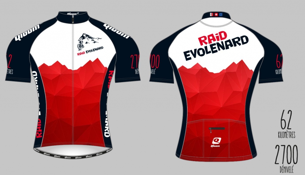 RaidEvolenard_CJSM_001 Cycling TOURMALET Jersey short sleeve