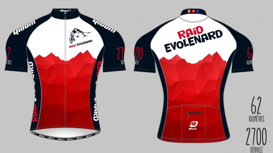 RaidEvolenard_CJSM_001 Cycling TOURMALET Jersey short sleeve